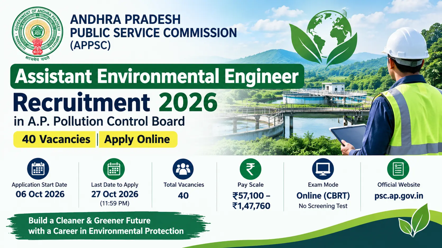 APPSC Assistant Environmental Engineer Recruitment 2026: 41 Vacancies ...